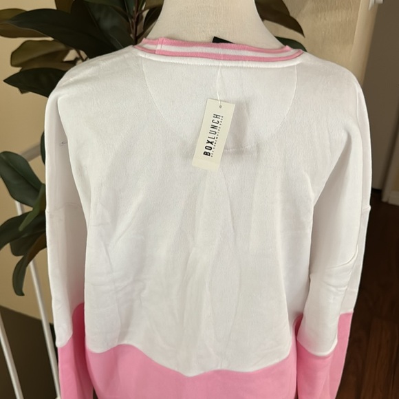 Sanrio My Melody Embroidered Panel Crewneck Sweater Boxlunch Exclusive L - Picture 7 of 12